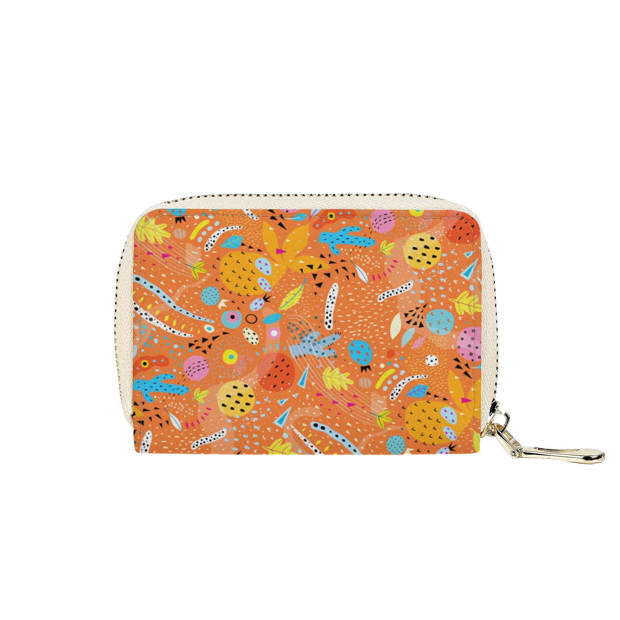 Womens Zippered Card Holder - Prickly Pears