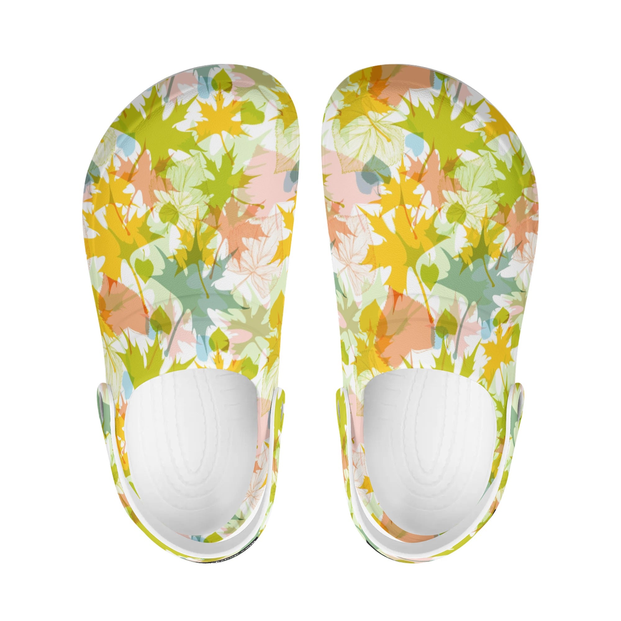 Women's Lightweight Nursing Clogs - Fall Foliage