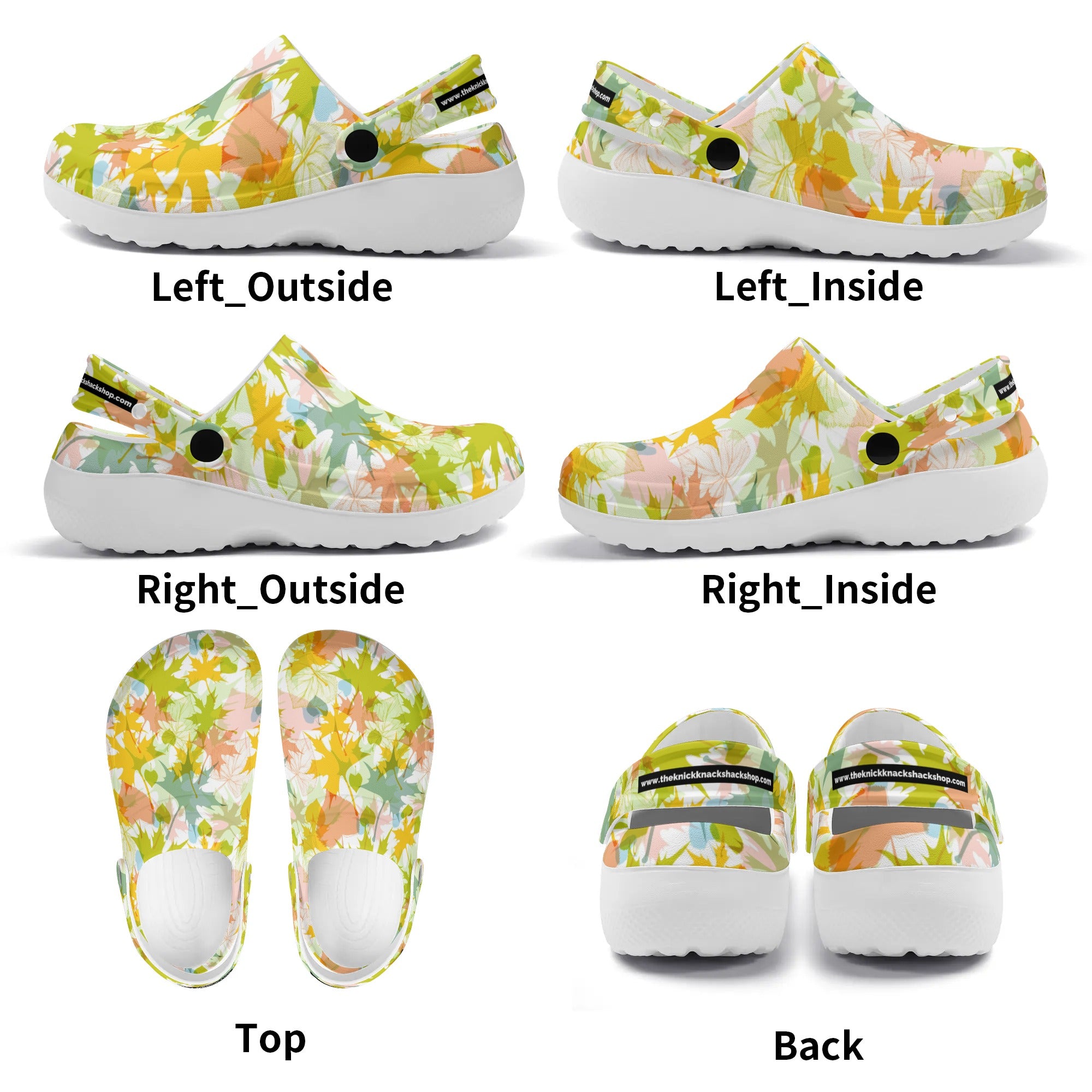 Women's Lightweight Nursing Clogs - Fall Foliage