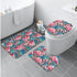 Three-Piece Bath Mat Set - Tropical Tessellations