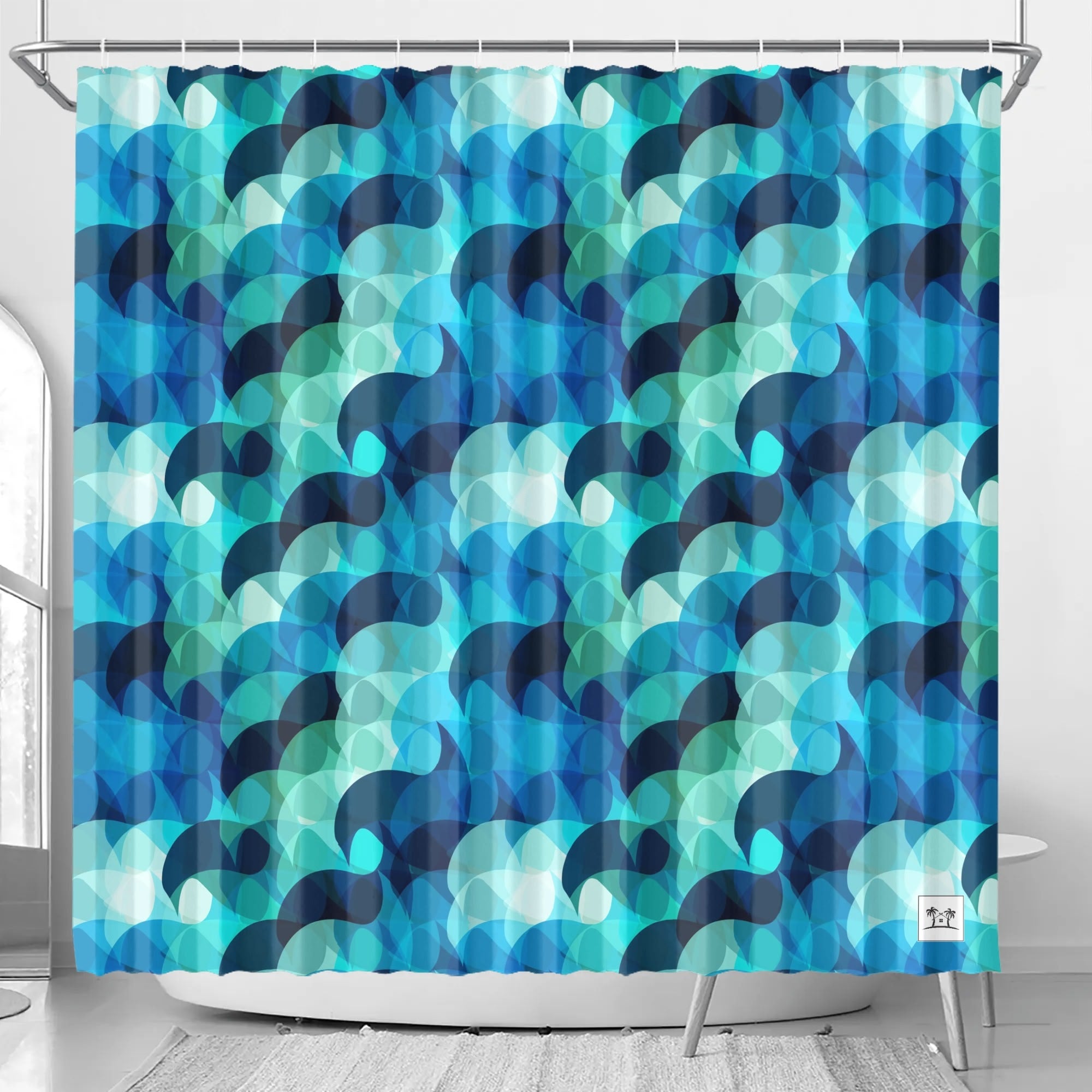 Waterproof Shower Curtain - Mermaid Scales