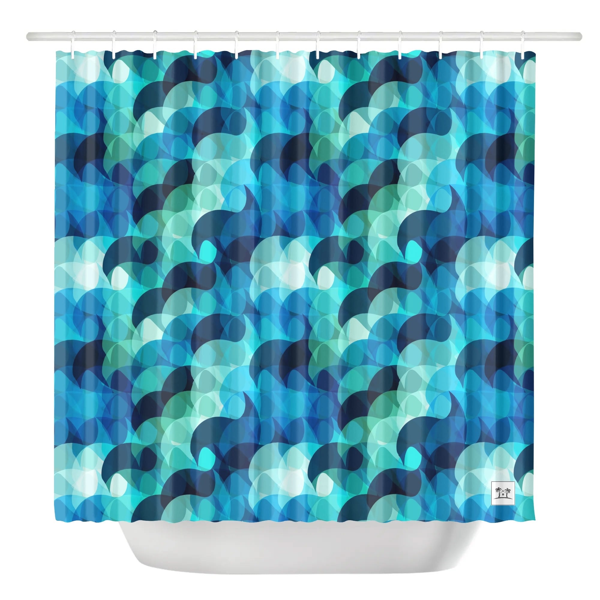 Waterproof Shower Curtain - Mermaid Scales