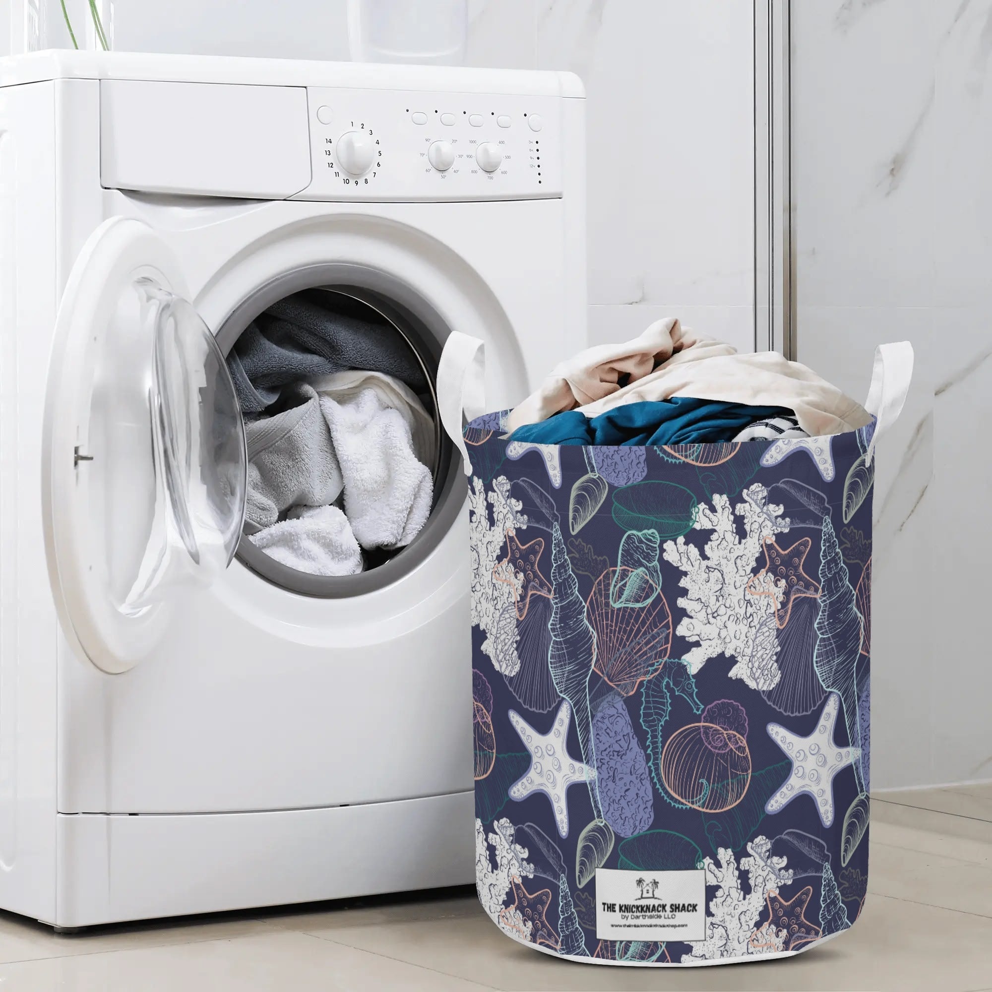 Round Laundry Hamper - Beyond the Reef