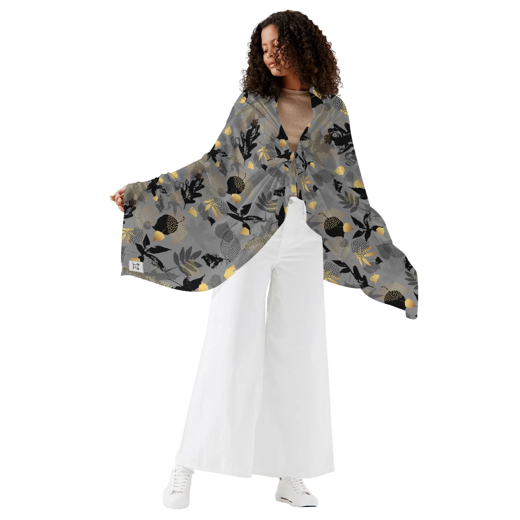 Women's Shawl-Style Coverup - Kin'noha