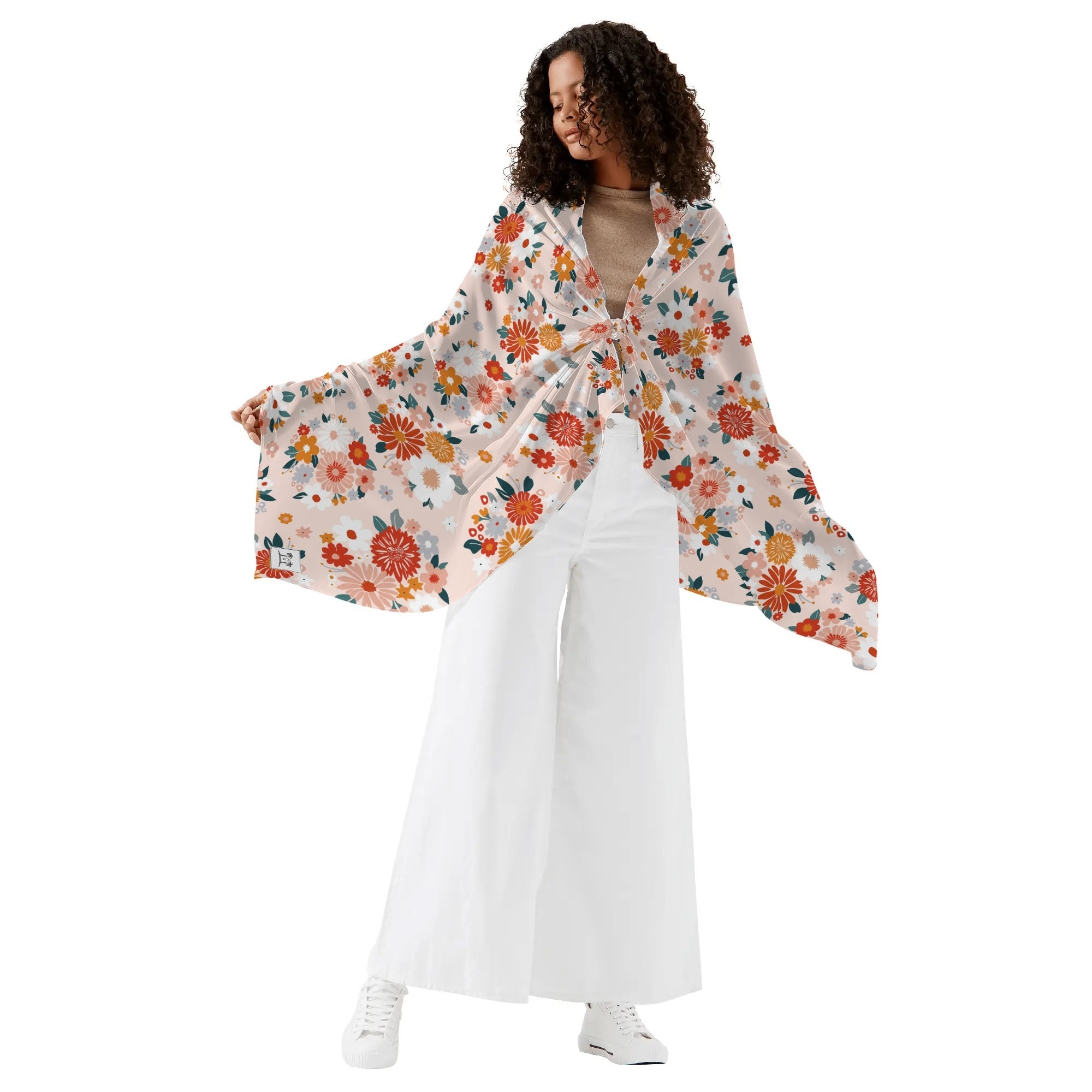 Women's Shawl-Style Coverup - Kiku