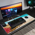 Wireless Charging Neoprene Gaming Desk Pad - Beach