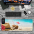 Wireless Charging Neoprene Gaming Desk Pad - Beach