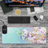 Wireless Charging Neoprene Gaming Desk Pad - Blossoms