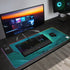 Wireless Charging Neoprene Gaming Desk Pad - Borealis