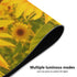 Wireless Charging Neoprene Gaming Desk Pad - Sunflowers