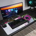 Wireless Charging Neoprene Gaming Desk Pad - Tulips