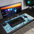 Wireless Charging Neoprene Gaming Desk Pad - Winter