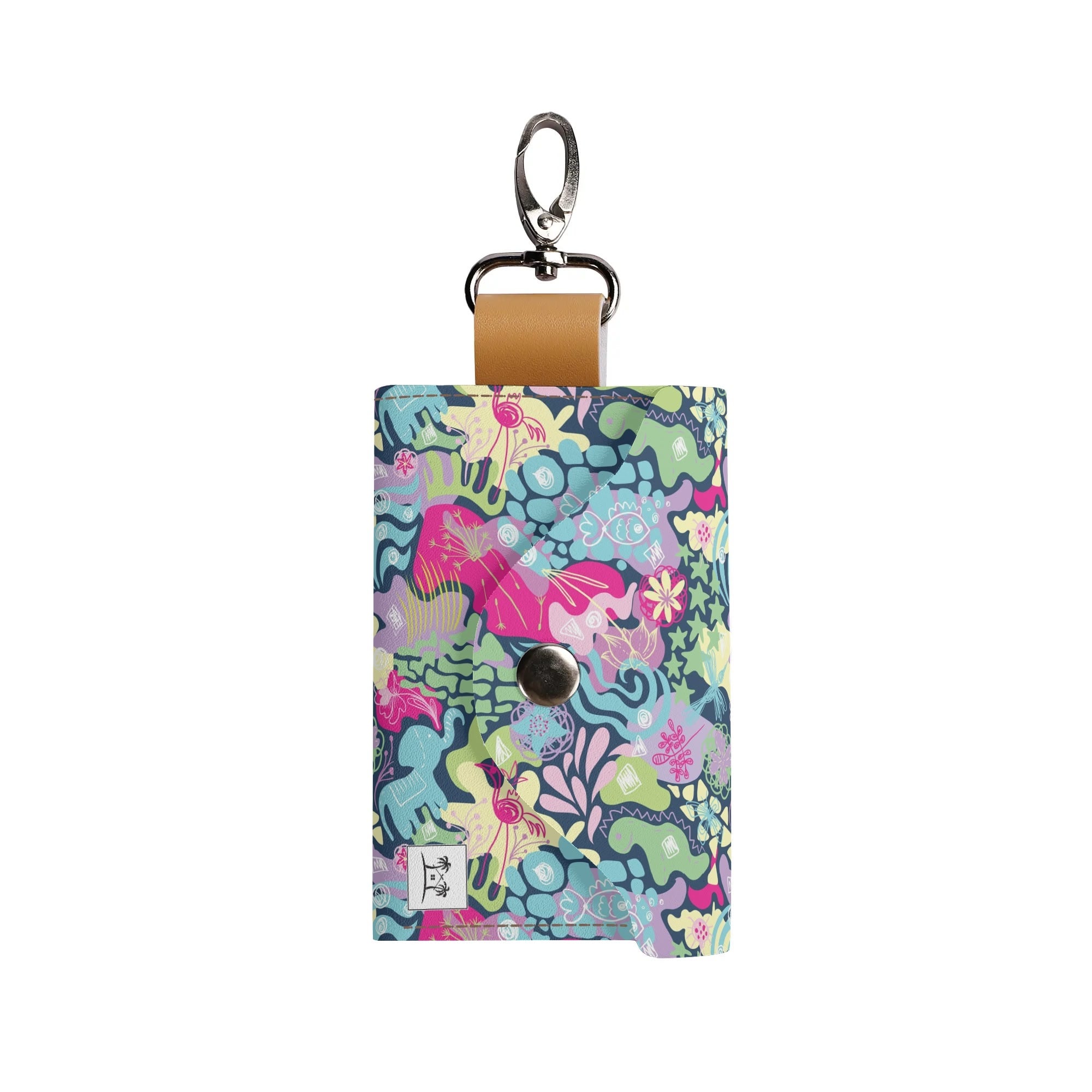 Women's Faux Leather Keychain Purse - Doodle Me This