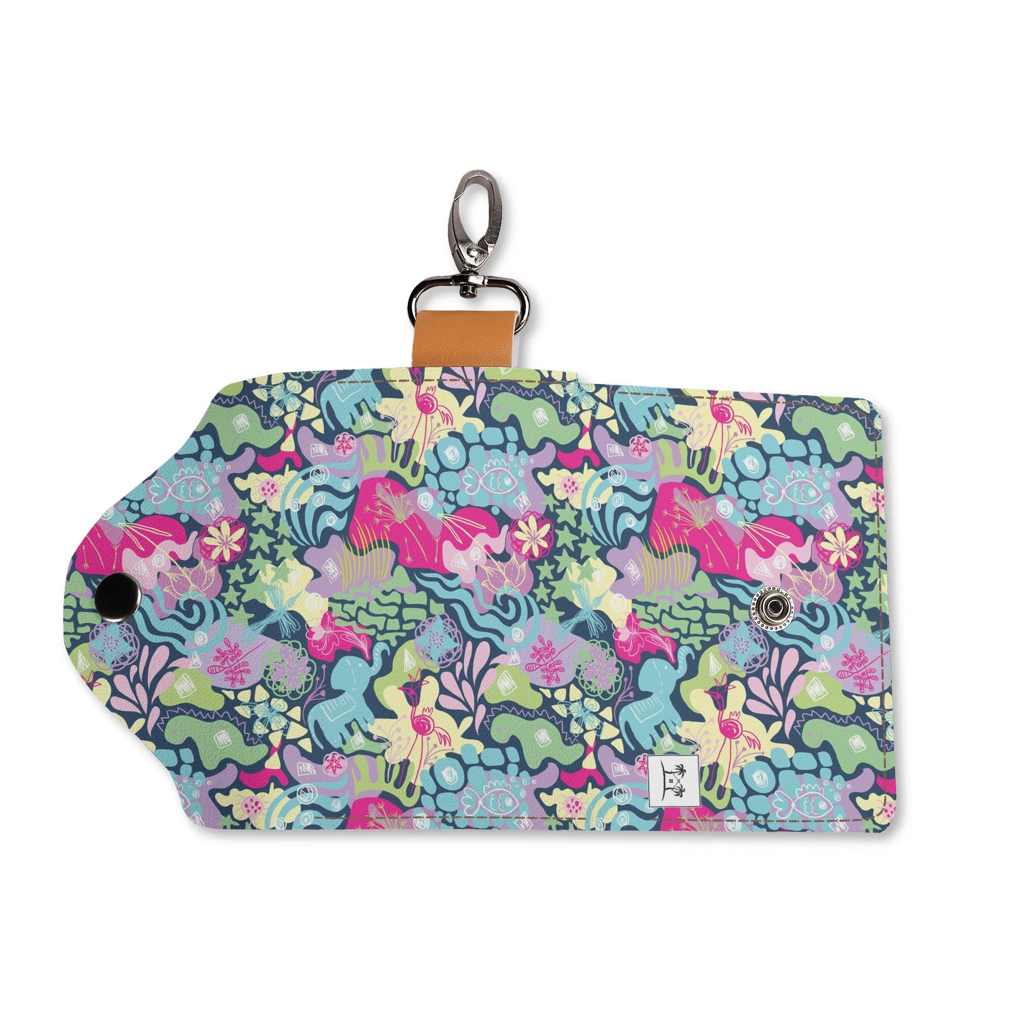 Women's Faux Leather Keychain Purse - Doodle Me This