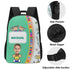 Personalized 17-Inch School Backpack for Boys