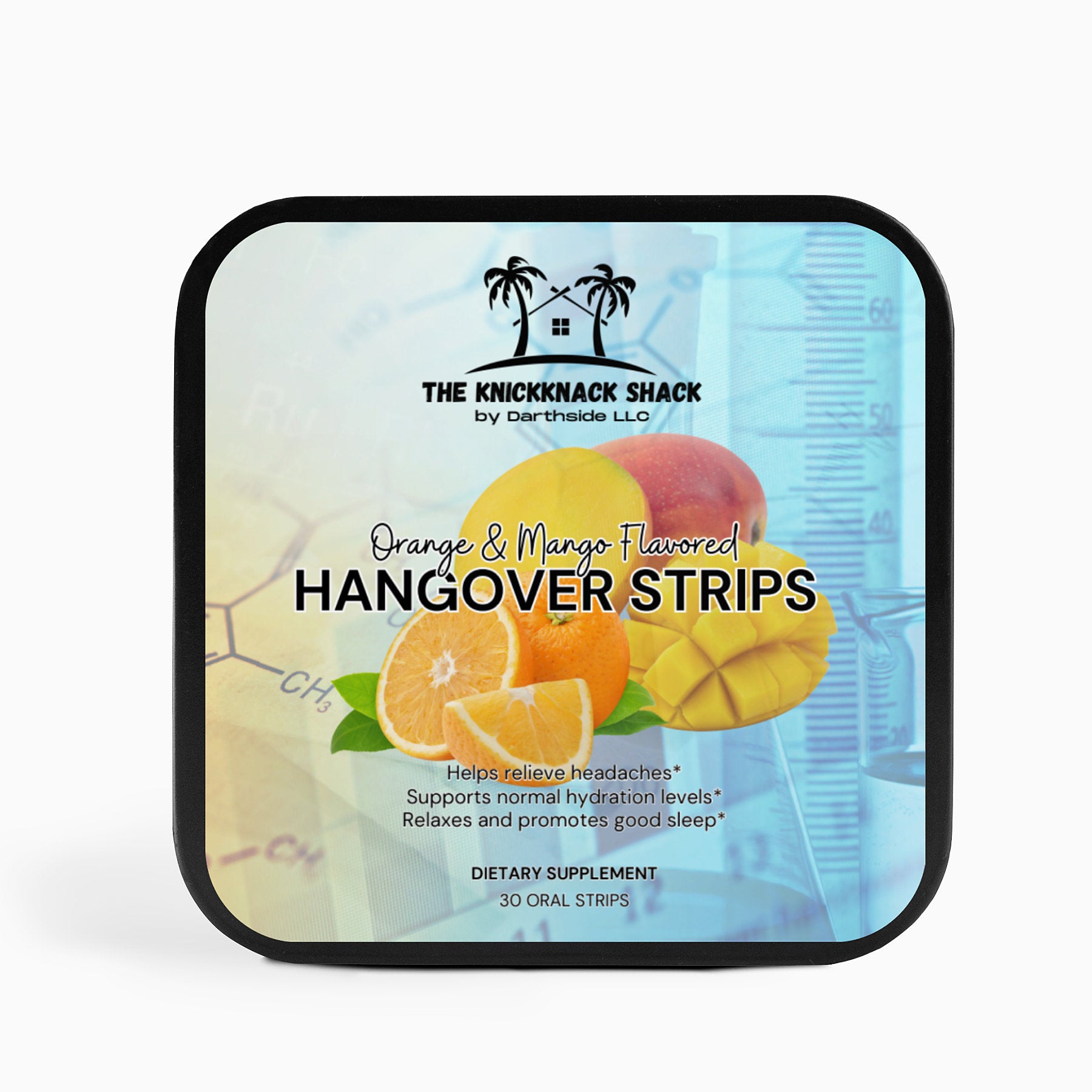 Orange & Mango Flavored Hangover Strips