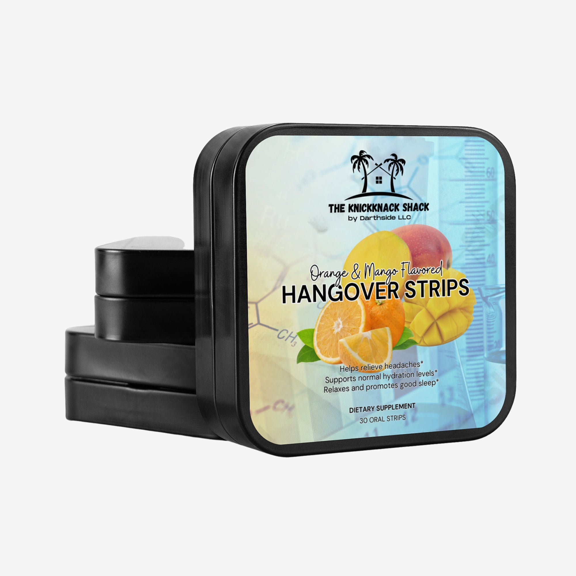 Orange & Mango Flavored Hangover Strips