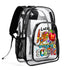 Personalized 17-Inch Clear Bag PVC Transparent School Backpack