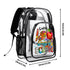 Personalized 17-Inch Clear Bag PVC Transparent School Backpack