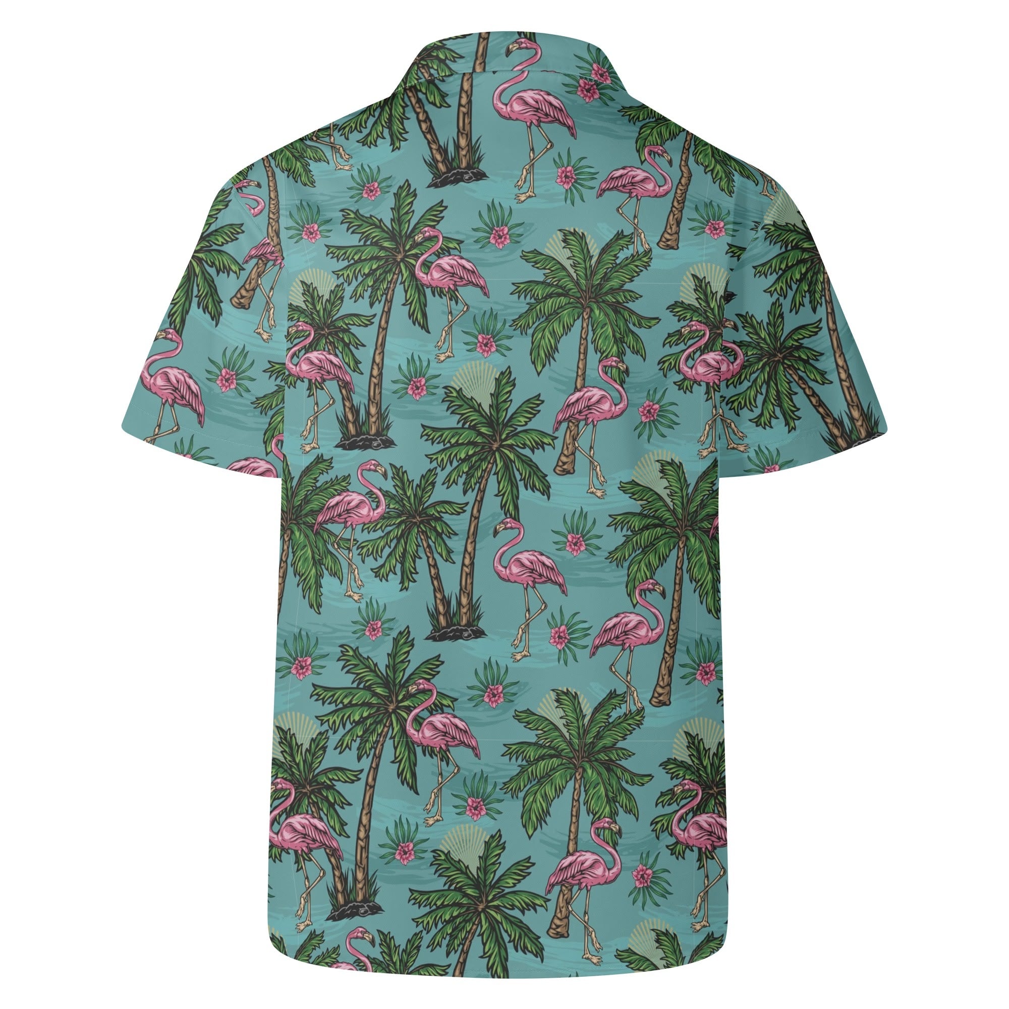 Men's Casual Hawaiian Shirt - Miami Vibes