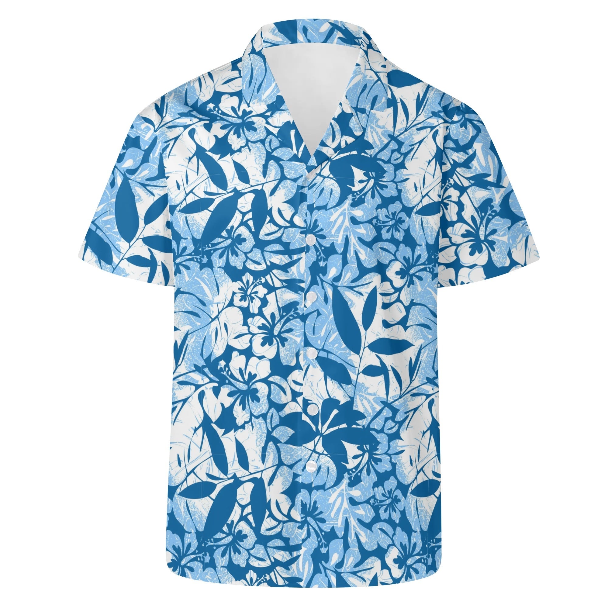 Men's Casual Hawaiian Shirt - Tropical Botanicals