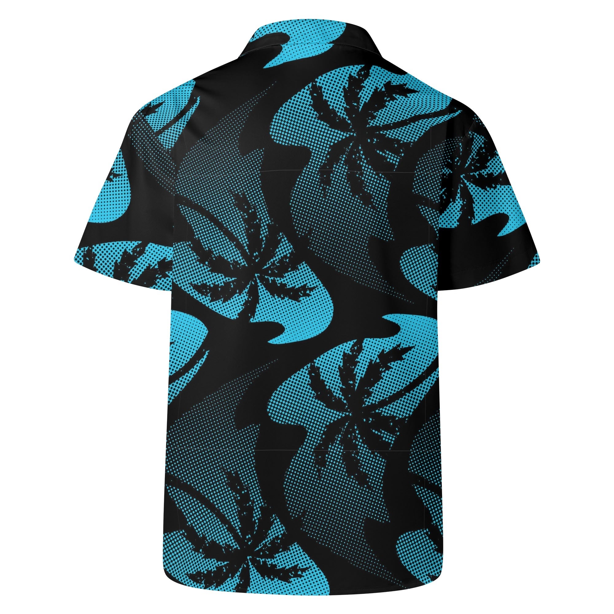 Men's Casual Hawaiian Shirt - Palm Waves