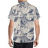 Men's Casual Hawaiian Shirt - Vintage Seashells