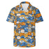 Men's Casual Hawaiian Shirt - Sushi (Blue)