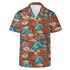 Men's Casual Hawaiian Shirt - Sushi (Red)