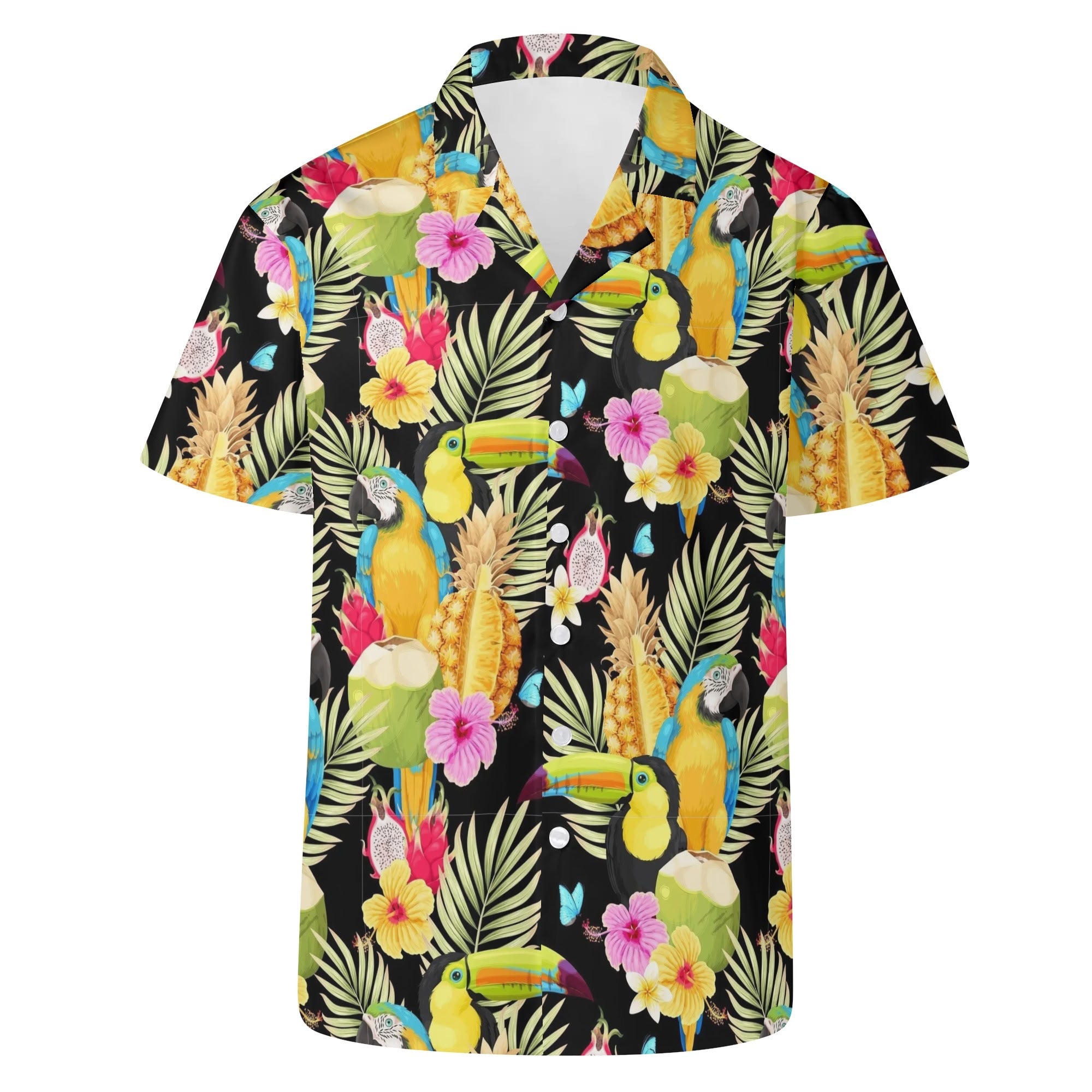 Men's Casual Hawaiian Shirt - Totally Tropical