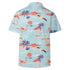 Men's Casual Hawaiian Shirt - Flamingo Sunset