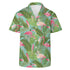 Men's Casual Hawaiian Shirt - Flamingoes