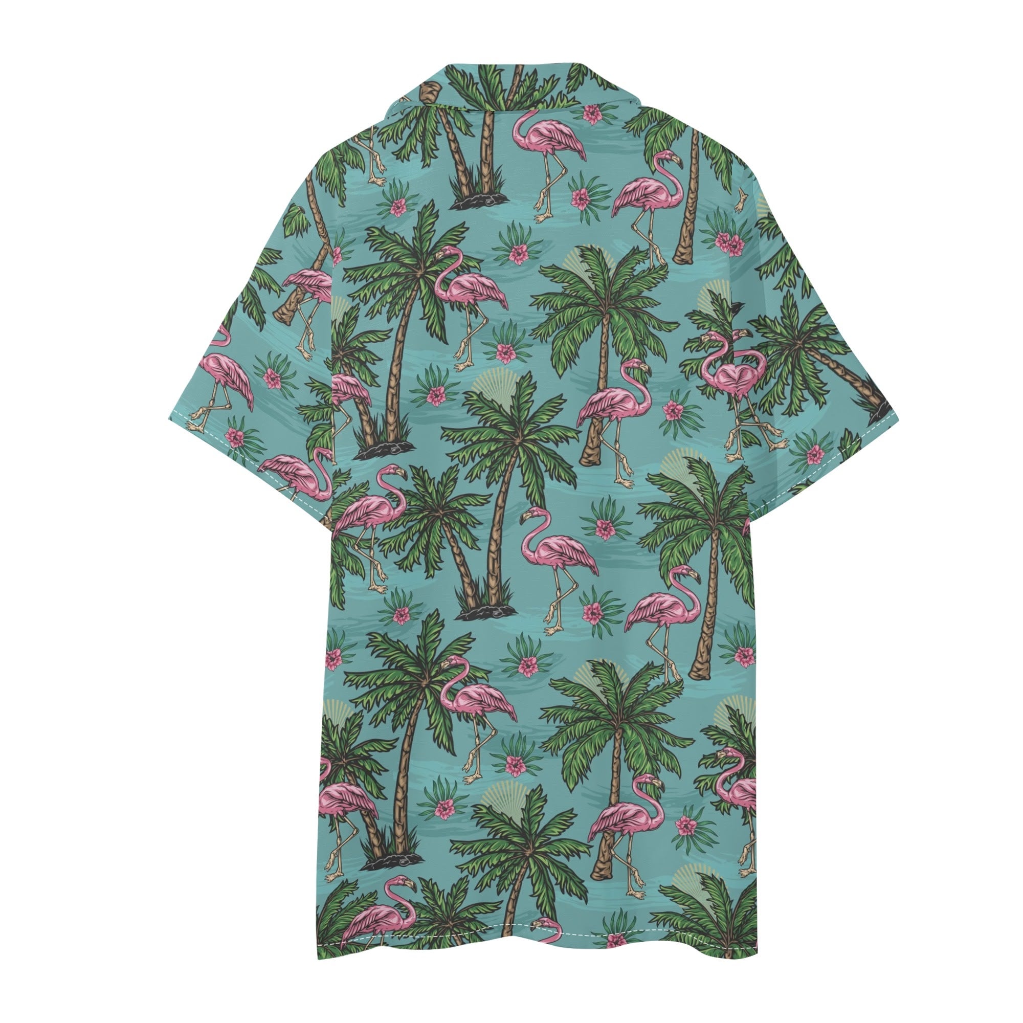 Men's Hawaiian Shirt and Shorts Set - Miami Vibes