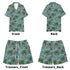 Men's Hawaiian Shirt and Shorts Set - Miami Vibes