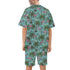 Men's Hawaiian Shirt and Shorts Set - Miami Vibes