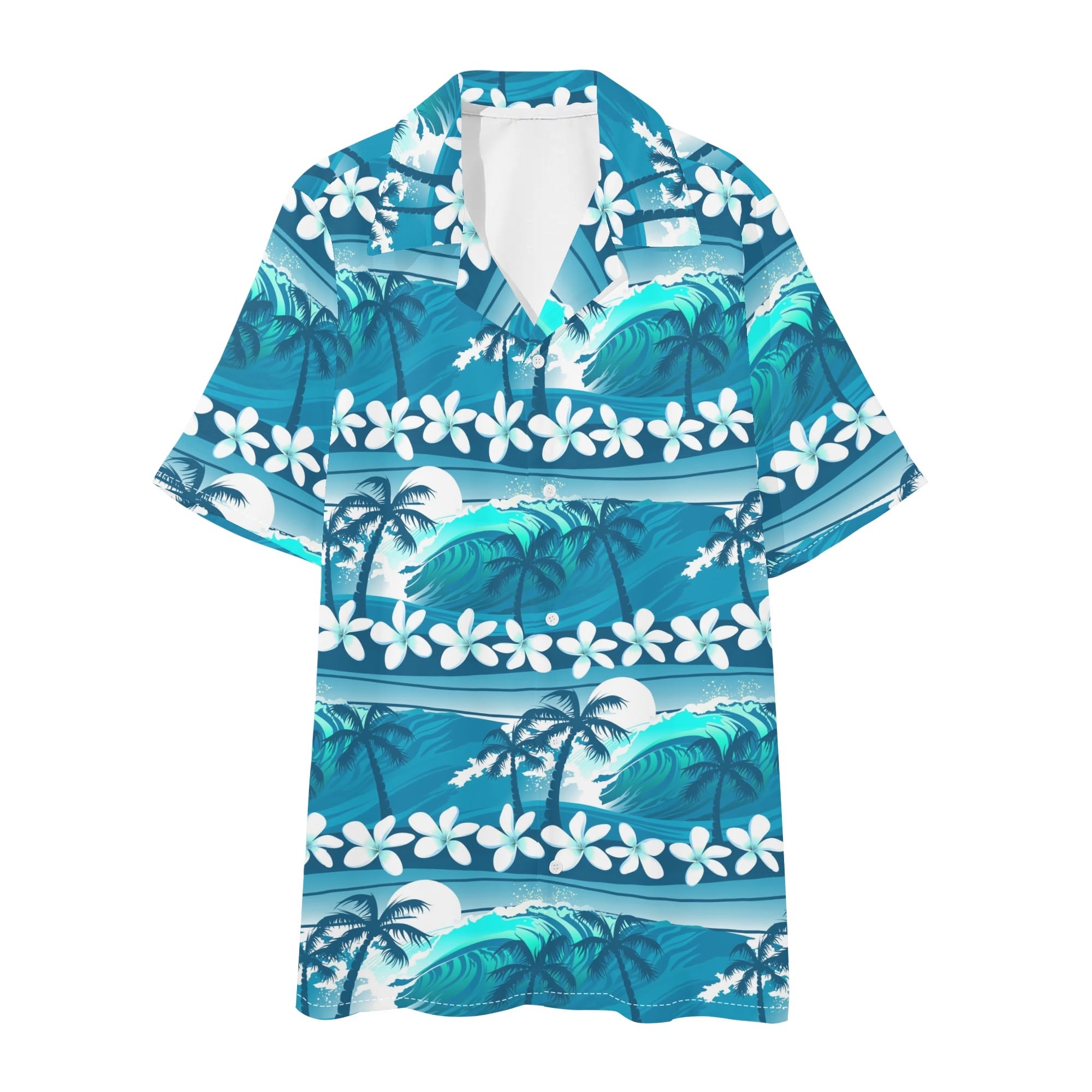 Men's Hawaiian Shirt and Shorts Set - Hawaiian Surf