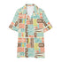 Men's Hawaiian Shirt and Shorts Set - Tiki Summer