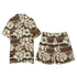 Men's Hawaiian Shirt and Shorts Set - Hawaiian Hibiscus