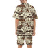 Men's Hawaiian Shirt and Shorts Set - Hawaiian Hibiscus