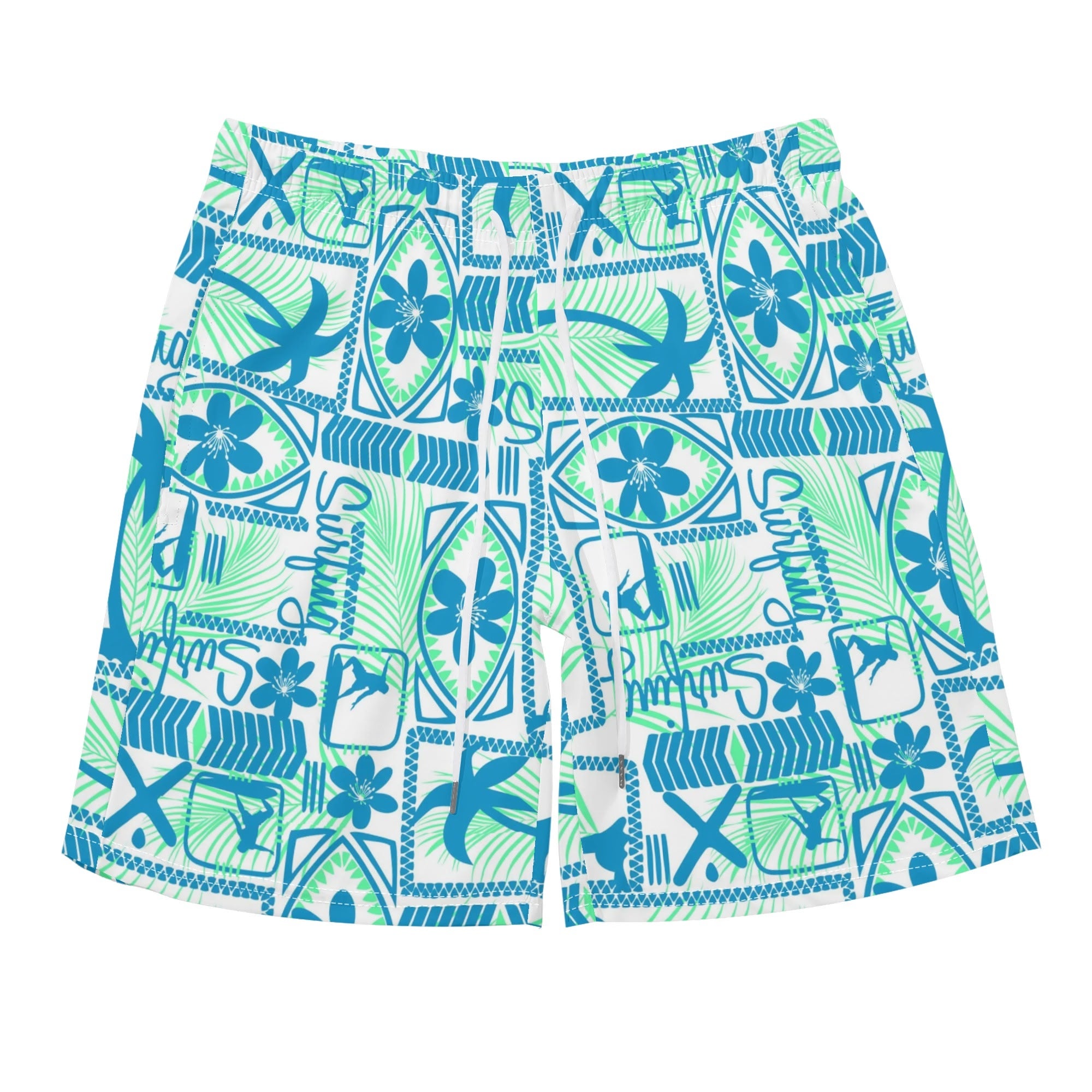 Men's Hawaiian Shirt and Shorts Set - Island Surfing