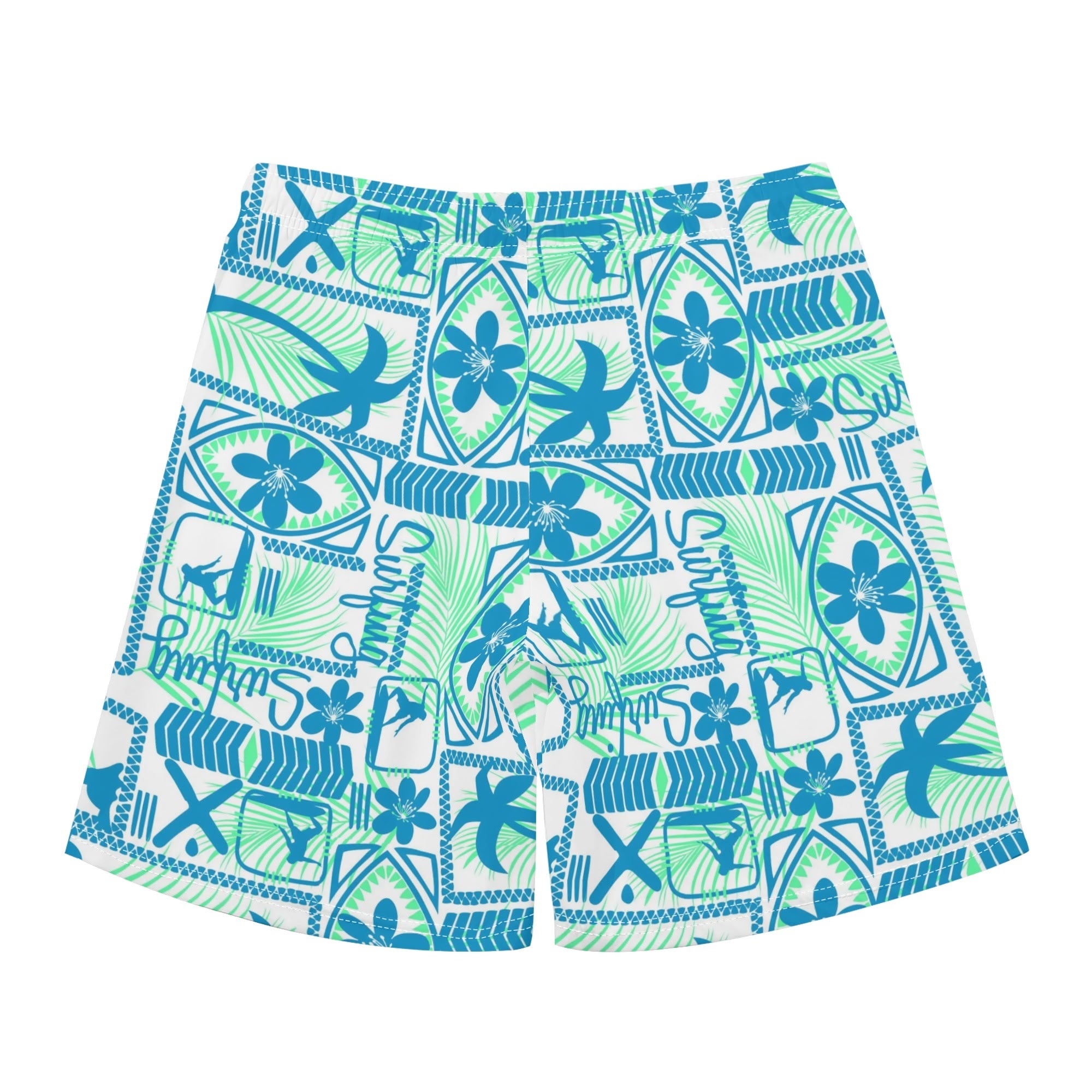 Men's Hawaiian Shirt and Shorts Set - Island Surfing