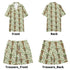 Men's Hawaiian Shirt and Shorts Set - Tiki Masks