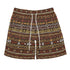 Men's Hawaiian Shirt and Shorts Set - Tribal Print