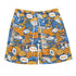 Men's Hawaiian Shirt and Shorts Set - Sushi (Blue)