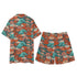 Men's Hawaiian Shirt and Shorts Set - Sushi (Red)