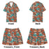 Men's Hawaiian Shirt and Shorts Set - Sushi (Red)