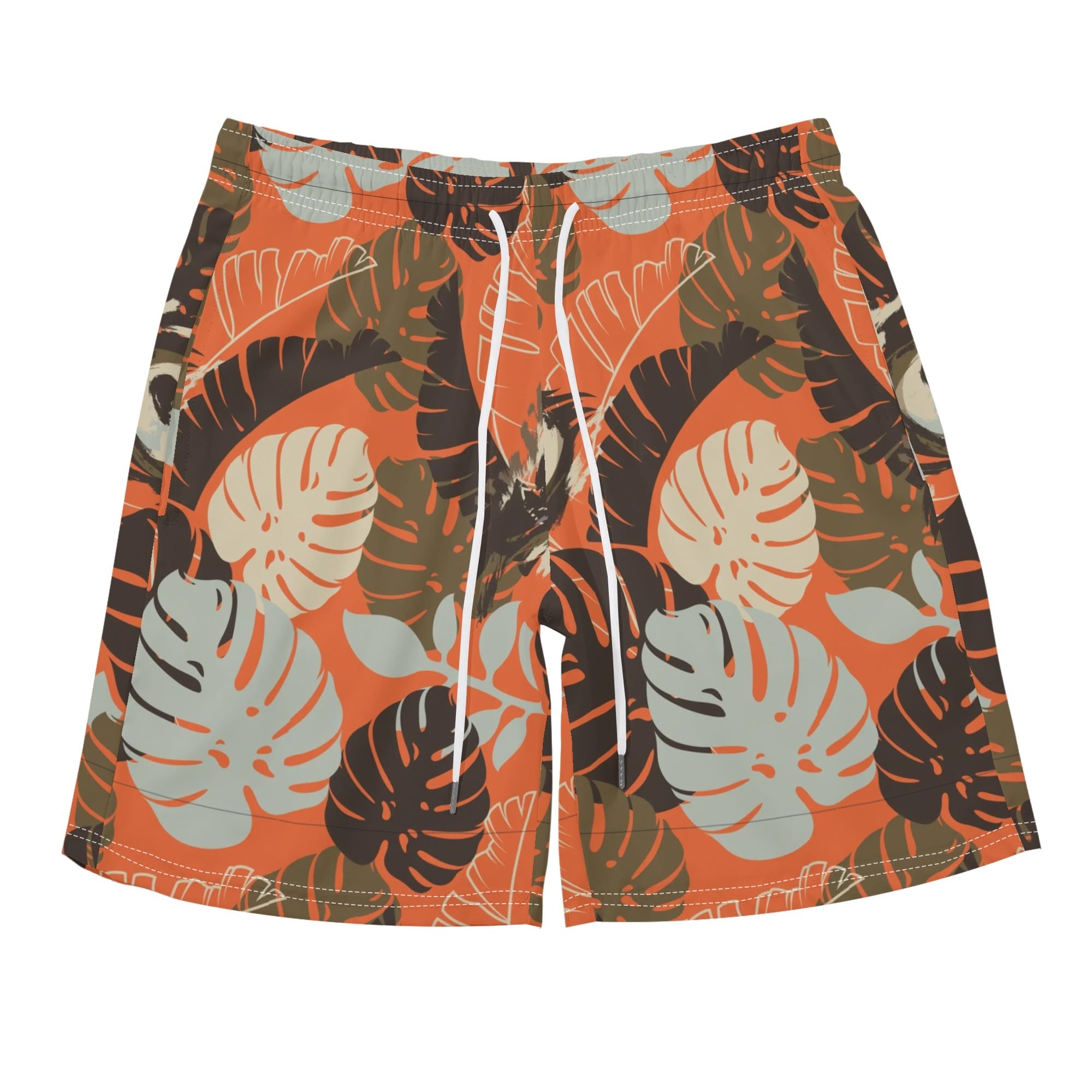 Men's Hawaiian Shirt and Shorts Set - Leopards Eye