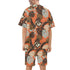 Men's Hawaiian Shirt and Shorts Set - Leopards Eye