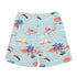 Men's Hawaiian Shirt and Shorts Set - Flamingo Sunset