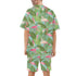 Men's Hawaiian Shirt and Shorts Set - Flamingoes